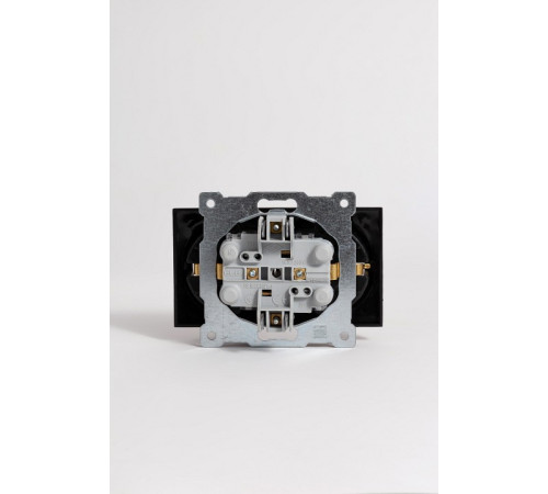 Розетка двойная с заземлением, без рамки Elbi Eleсtriс Zena Vega 609-014800-907
