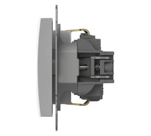 Розетка с заземлением и со шторкой, без рамки Elbi Eleсtriс Zena Vega 609-015600-243
