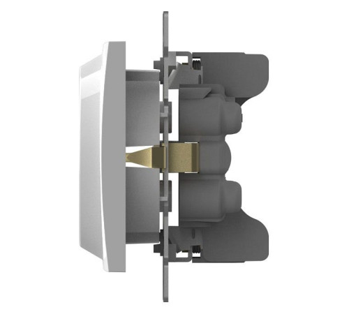 Розетка двойная с заземлением, без рамки Elbi Eleсtriс Zena Vega 609-015600-907