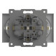 Розетка двойная с заземлением, без рамки Elbi Eleсtriс Zena Vega 609-015600-907