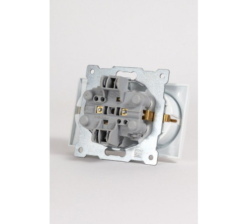 Розетка двойная с заземлением, без рамки Elbi Eleсtriс Zena Vega 609-015600-907