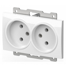 Розетка двойная без заземления, без рамки Elbi Eleсtriс Zena Vega 609-015600-908