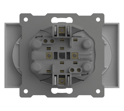 Розетка двойная без заземления, без рамки Elbi Eleсtriс Zena Vega 609-015600-908