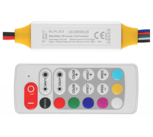 Контроллер-регулятор цвета RGBW ELFLED ELFLED-RGBWcontrP40