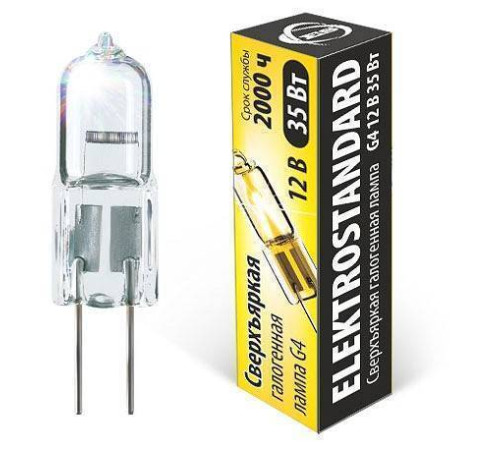 Лампа галогеновая Elektrostandard G4 12V G4 35Вт 2700K a025173