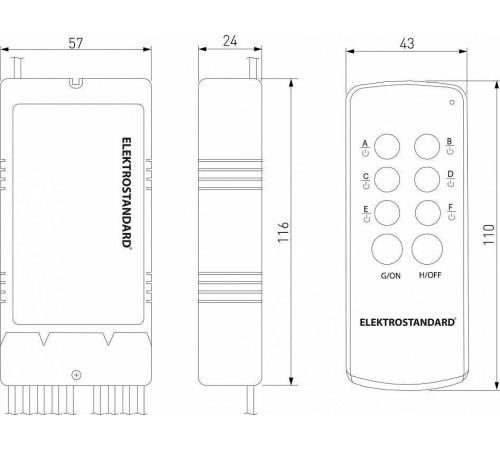 Контроллер с пультом ДУ Elektrostandard Y a031675