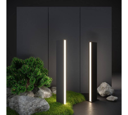 Наземный низкий светильник Elektrostandard Flat a053317