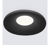 Встраиваемый светильник Elektrostandard 15270/LED черный/хром a056025