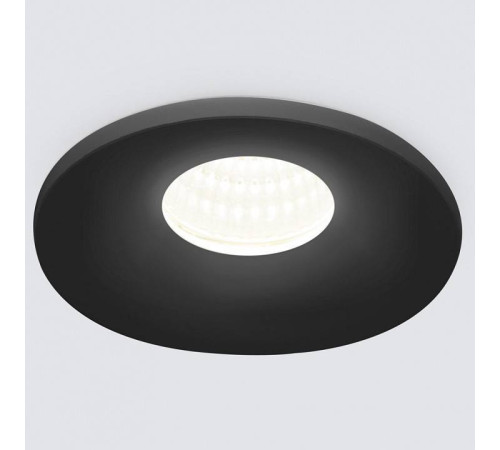 Встраиваемый светильник Elektrostandard 15270/LED черный/хром a056025