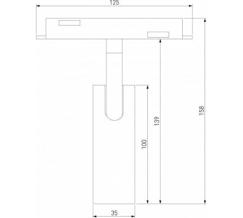 Светильник на штанге Elektrostandard Slim Magnetic a062794