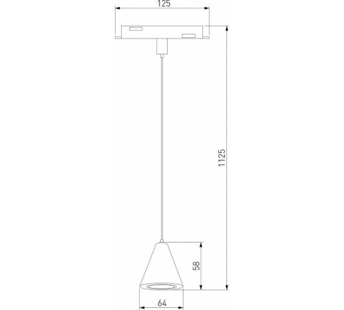 Подвесной светильник Elektrostandard Slim Magnetic a062803