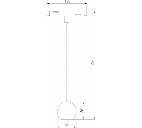 Подвесной светильник Elektrostandard Slim Magnetic a062804