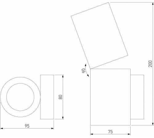 Бра Elektrostandard Deep a062926