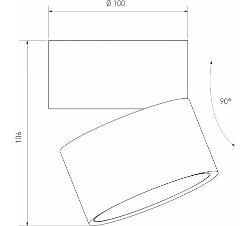 Накладной светильник Elektrostandard Klips a063936