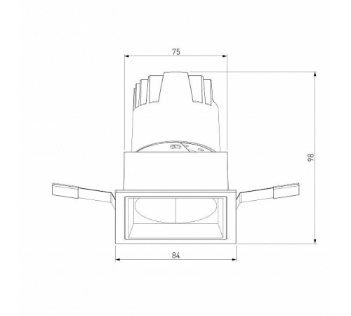 Встраиваемый светильник Elektrostandard Inline a064614