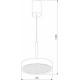 Подвесной светильник Elektrostandard Plate a065411