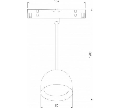 Подвесной светильник Elektrostandard Slim Magnetic a065480