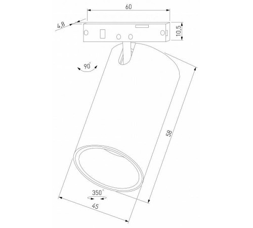 Светильник на штанге Elektrostandard Mini Magnetic a067275