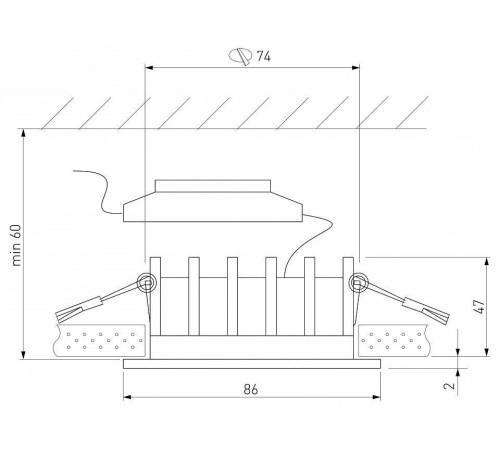 Встраиваемый светильник Elektrostandard Combi a069005
