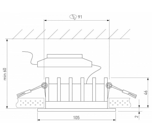 Встраиваемый светильник Elektrostandard Combi a069006