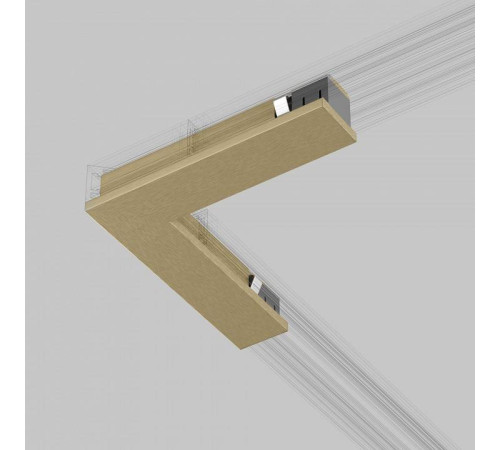 Соединитель угловой L-образный для треков накладных Elektrostandard Line Magnetic a069642
