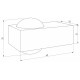 Накладной светильник Elektrostandard Lenses 35191/W серый