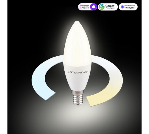 Лампа светодиодная с управлением через Wi-Fi Elektrostandard Умная лампа Свеча BLE2779