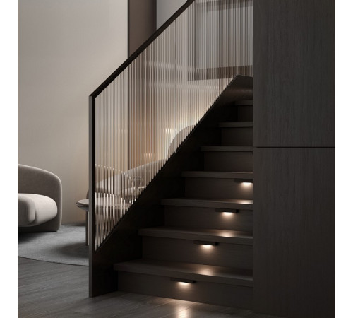 Накладной светильник Elektrostandard Rise 40163/LED 3000K Черный