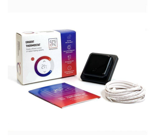 Терморегулятор программируемый ERGERT FLOOR CONTROL 360W Wi-Fi черный ETR360W9005