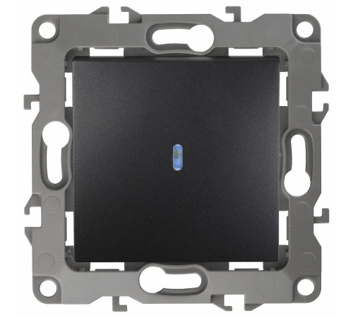 Выключатель одноклавишный с подсветкой без рамки Эра Эра 12 12-1102-05