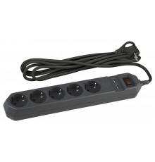 Удлинитель с выключателем Эра  USF-5es-1.5m-USB-B
