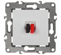 Розетка акустическая без рамки Эра Эра 12 12-3111-01