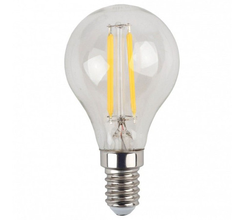 Лампа светодиодная филаментная ЭРА F-LED Шар P45 7 Вт E14 4000 К F-LED P45-7W-840-E14