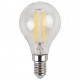 Лампа светодиодная филаментная ЭРА F-LED Шар P45 7 Вт E14 4000 К F-LED P45-7W-840-E14