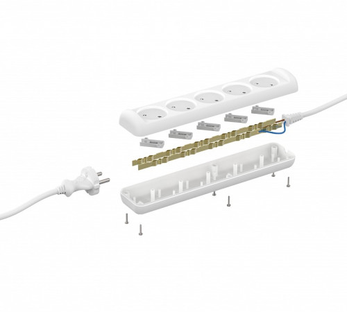 Удлинитель Эра U-5-5m-2x1