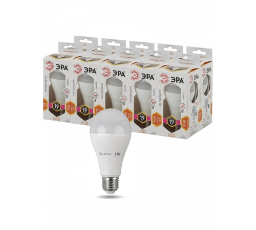 Лампа светодиодная Эра Стандарт LED A65-19W-827-E27