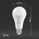 Лампа светодиодная Эра Стандарт LED A65-19W-840-E27