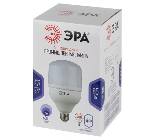 Лампа светодиодная Эра Стандарт LED POWER T140-85W-6500-E27/E40