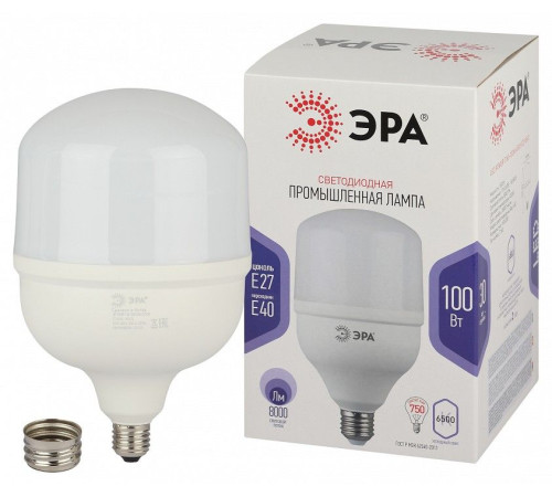 Лампа светодиодная Эра Стандарт LED POWER T160-100W-6500-E27/E40