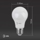 Лампа светодиодная Эра LED A60-9W-827-E27