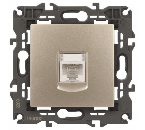 Розетка Ethernet RJ-45 без рамки Эра Эра Elegance 14-3107-04
