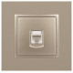 Розетка Ethernet RJ-45 без рамки Эра Эра Elegance 14-3107-04