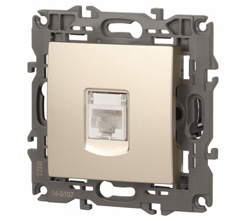 Розетка Ethernet RJ-45 без рамки Эра Эра Elegance 14-3107-04