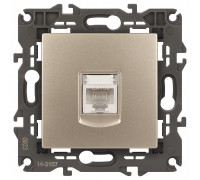 Розетка Ethernet RJ-45 без рамки Эра Эра Elegance 14-3107-04