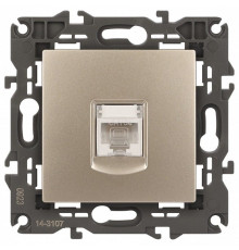 Розетка Ethernet RJ-45 без рамки Эра Эра Elegance 14-3107-04