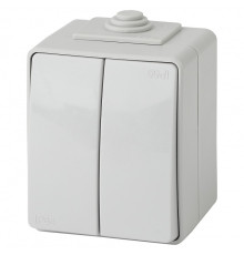 Переключатель двухклавишный ЭРА Эксперт 11-1606-03