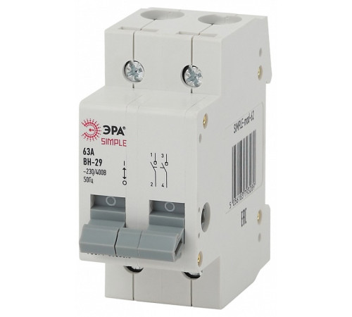 Выключатель нагрузки 2P Эра ВН-29 SIMPLE-mod-62