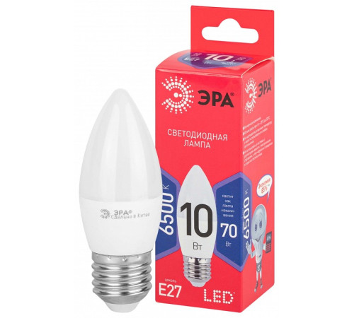 Лампа светодиодная Эра LED B35-10W-865-E27 R