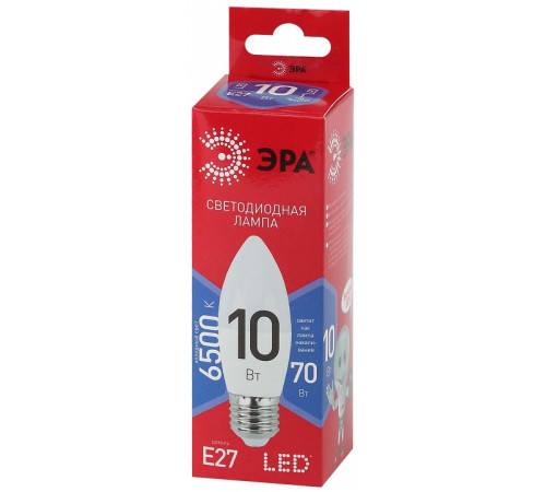 Лампа светодиодная Эра LED B35-10W-865-E27 R