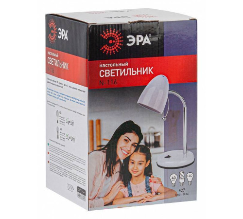 Настольная лампа ЭРА N-116 E27 Б0047200